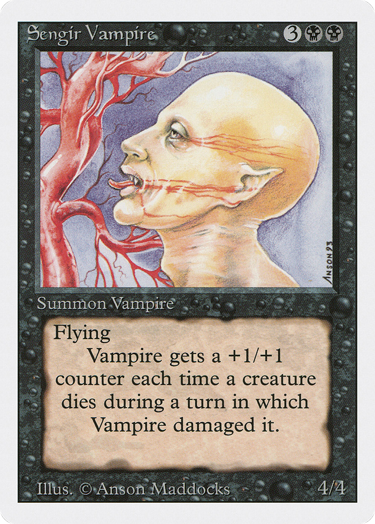 Image of Sengir Vampire (3ED-) - Revised Edition