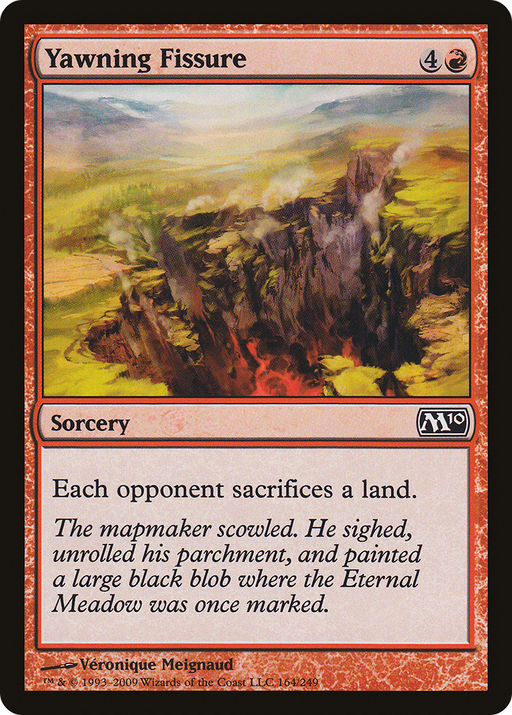 Image of Yawning Fissure (M10-164) - Magic 2010 Foil