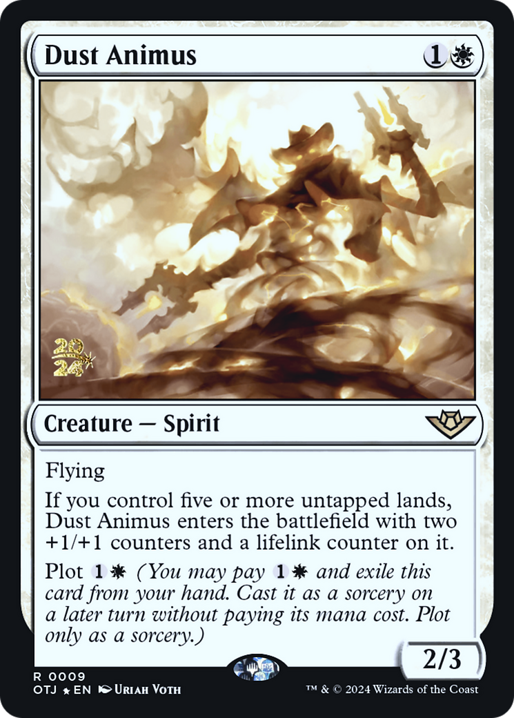 Image of Dust Animus (PRE-009) - Outlaws of Thunder Junction Promos Foil