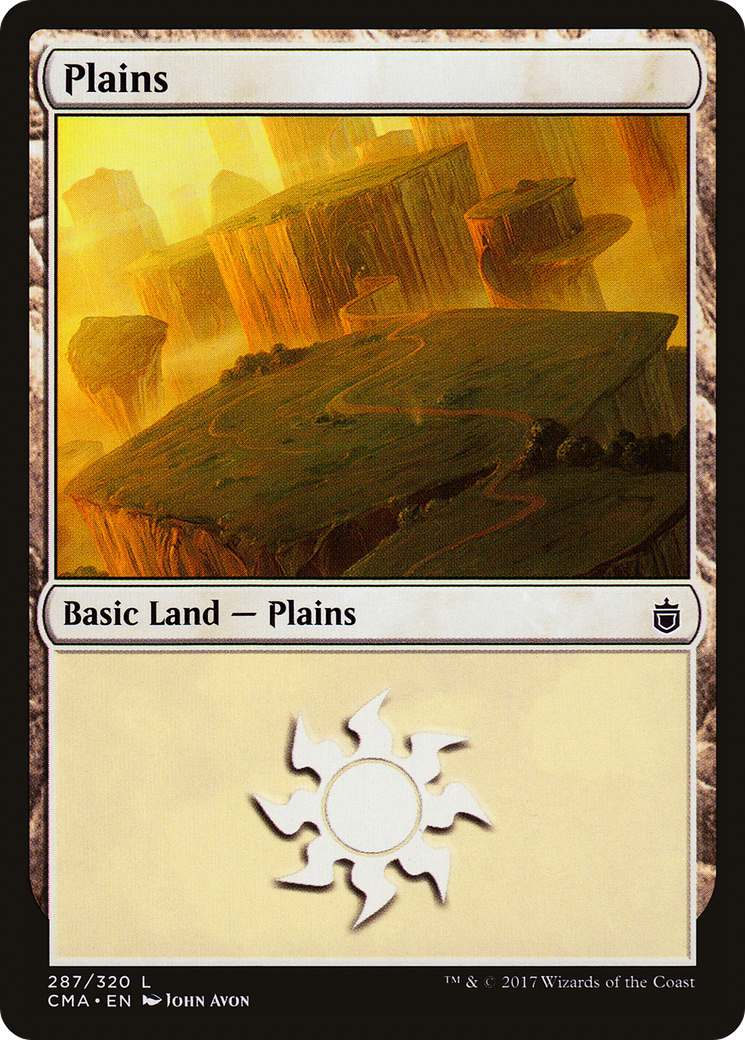 Image of Plains (287) (CMA-287) - Commander Anthology