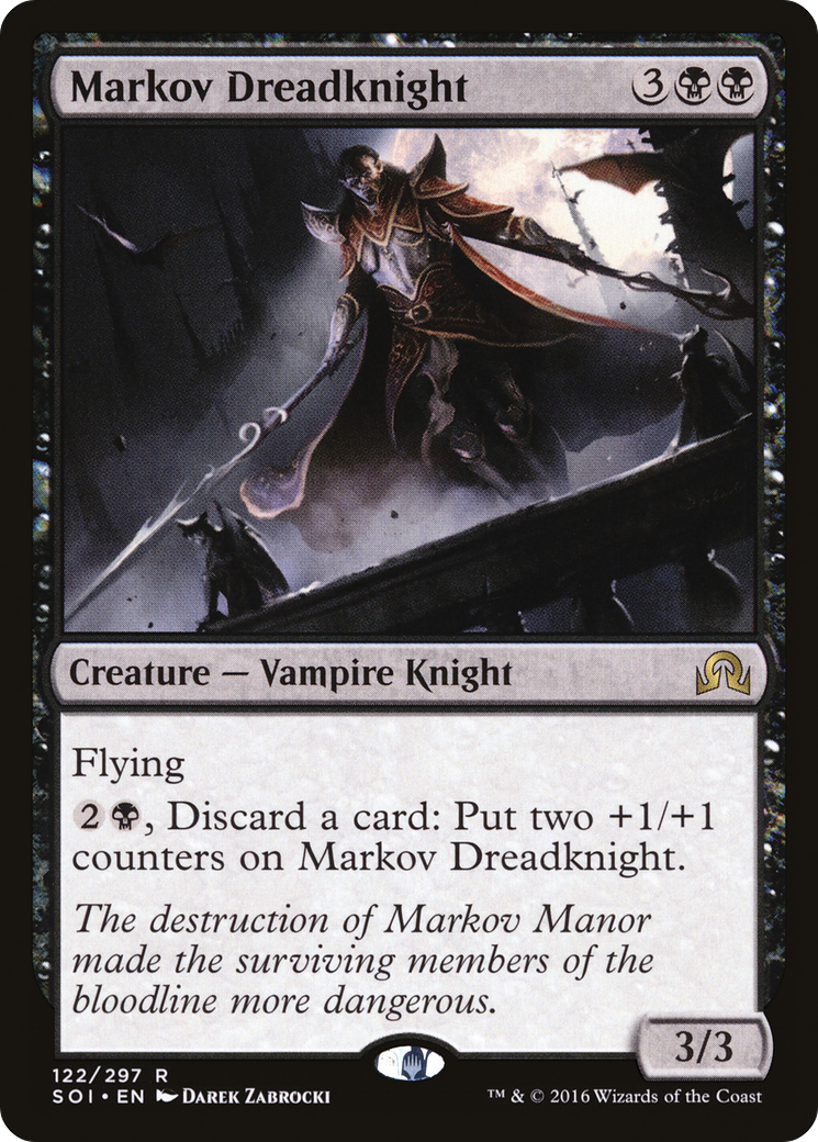 Image of Markov Dreadknight (SOI-122) - Shadows over Innistrad Foil
