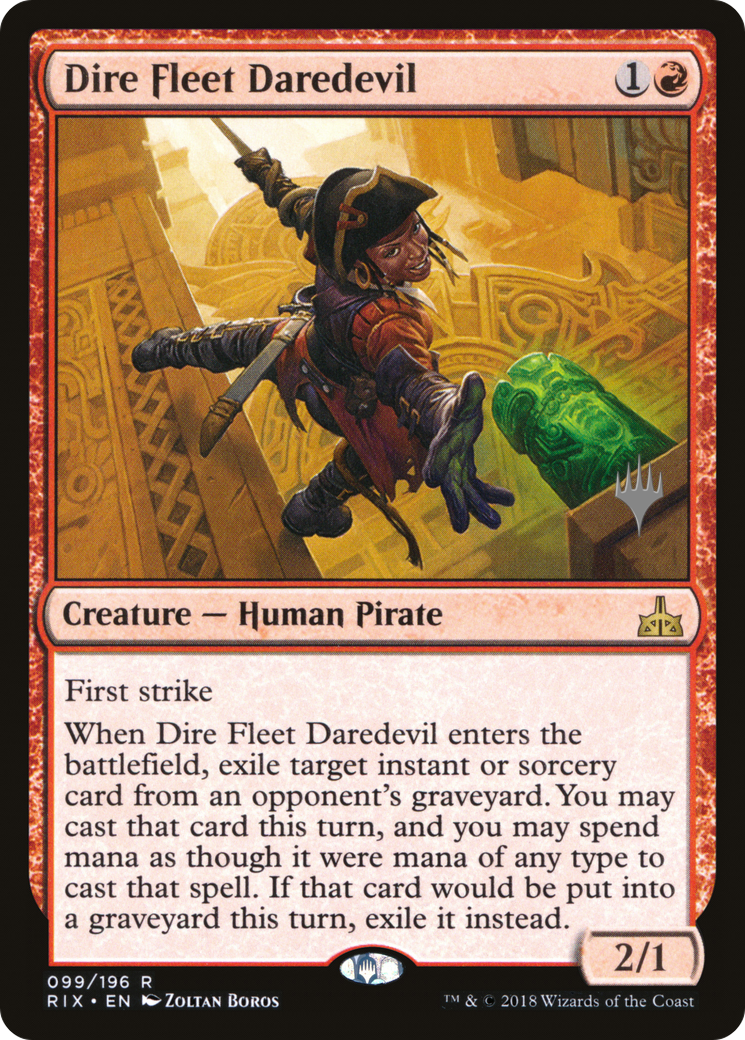 Image of Dire Fleet Daredevil (PPM20-099) - Rivals of Ixalan Promos