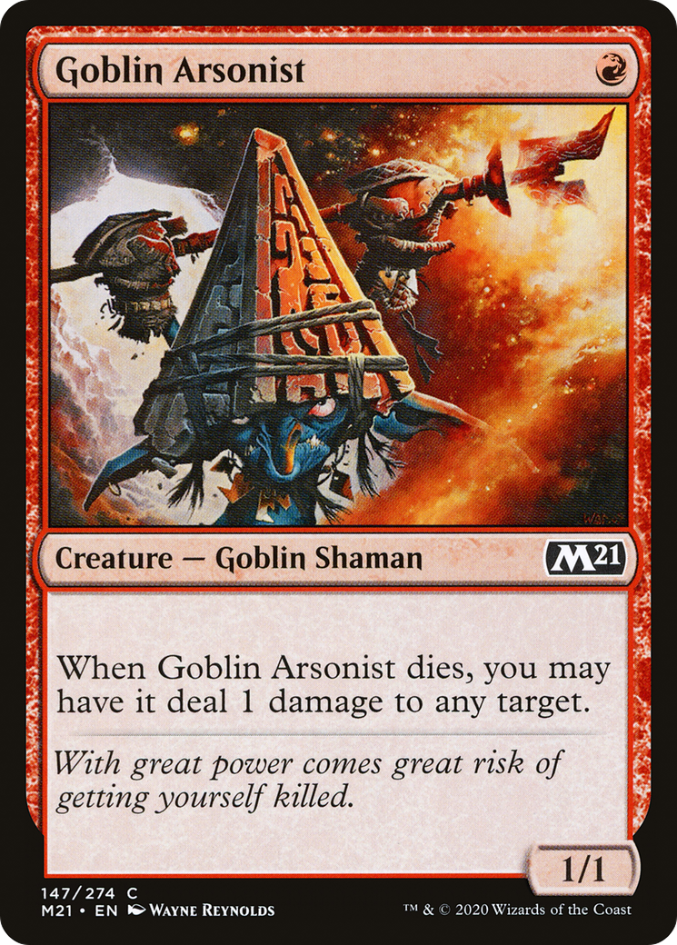 Image of Goblin Arsonist (M21-147) - Core Set 2021