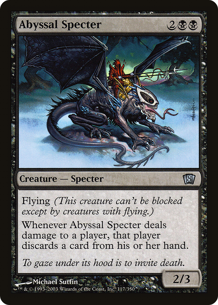 Image of Abyssal Specter (8ED-117) - 8th Edition