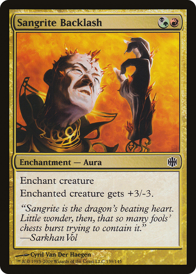 Image of Sangrite Backlash (ARB-139) - Alara Reborn