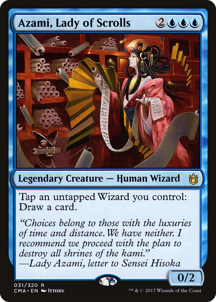 Image of Azami, Lady of Scrolls (CMA-031) - Commander Anthology