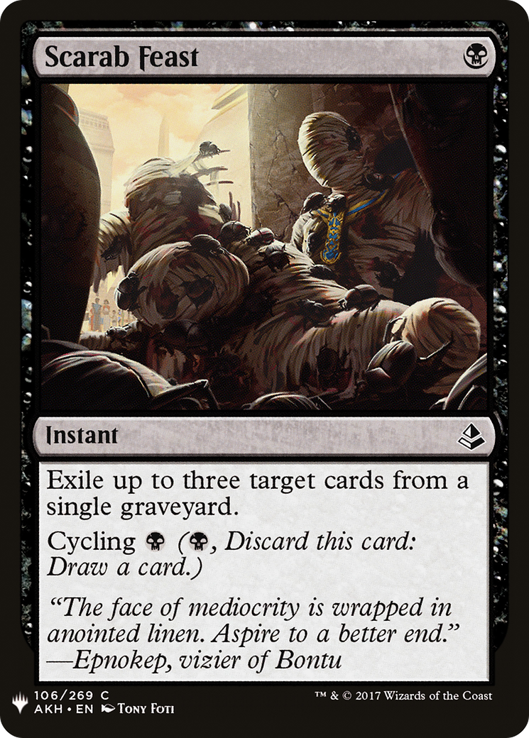Image of Scarab Feast (LIST-AKH-106) - The List