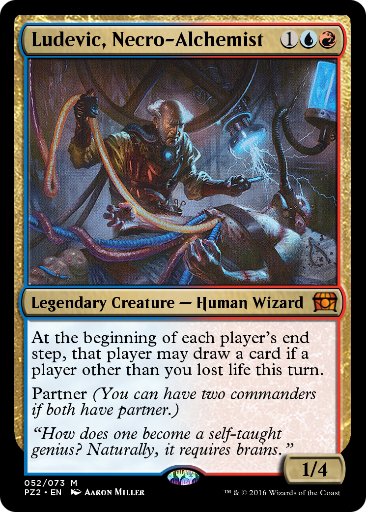 Image of Ludevic, Necro-Alchemist (PZ2-052) - Treasure Chest Foil