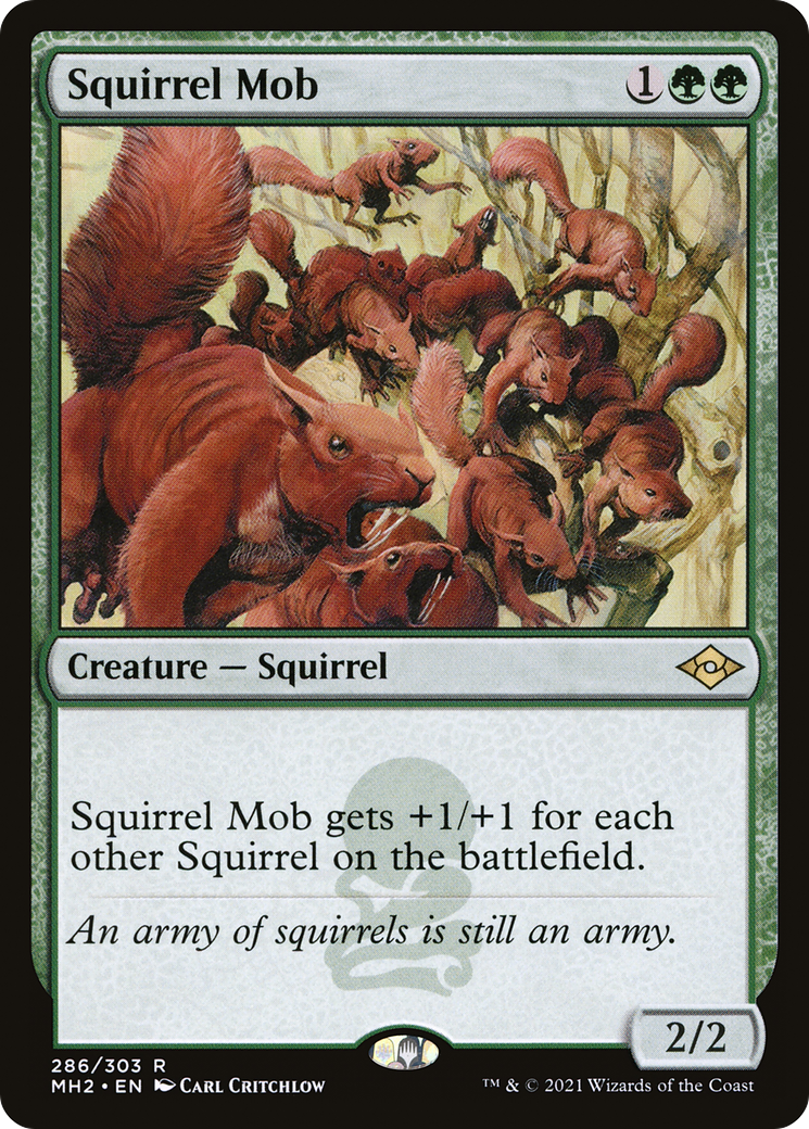 Image of Squirrel Mob (MH2-286) - Modern Horizons 2 Foil