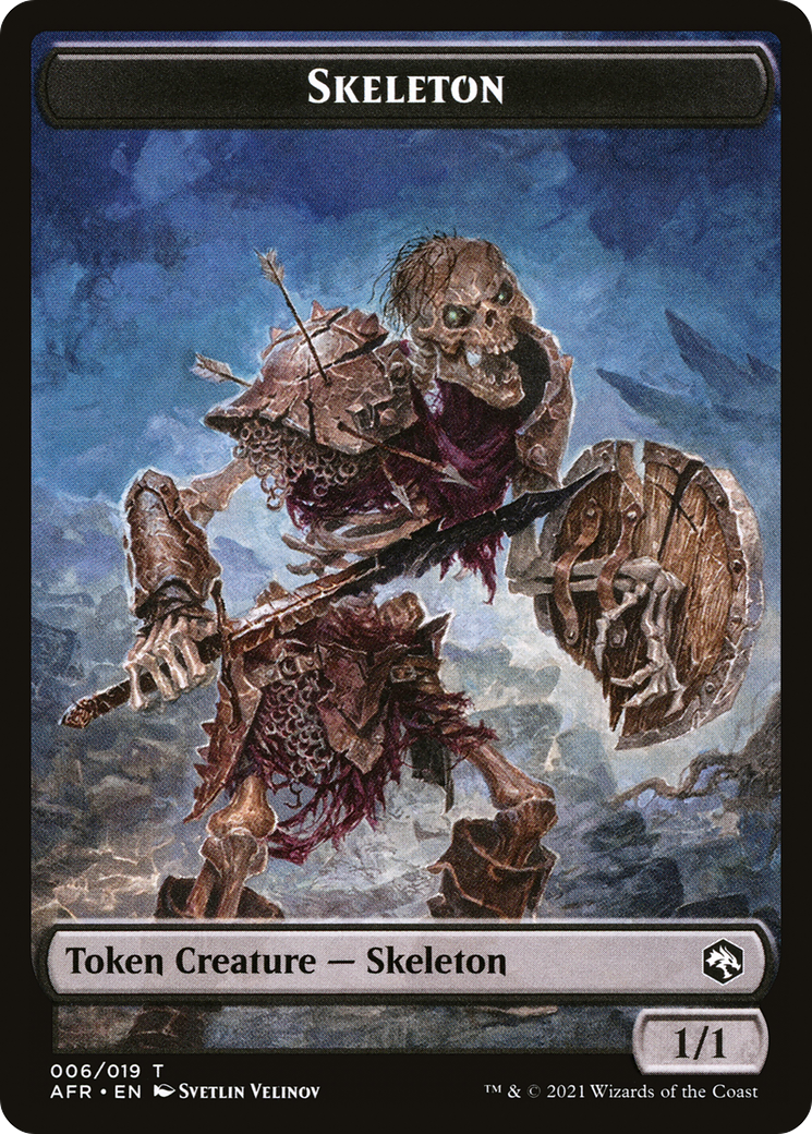 Image of Skeleton (TAFR-006) - Adventures in the Forgotten Realms Tokens Foil