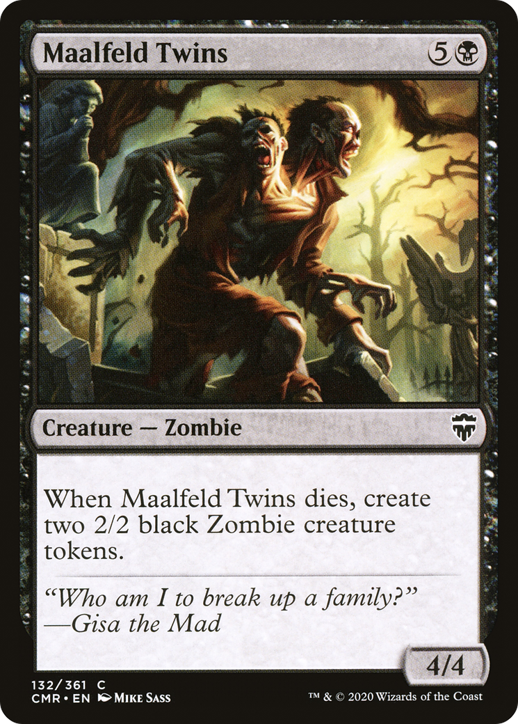 Image of Maalfeld Twins (CMR-132) - Commander Legends