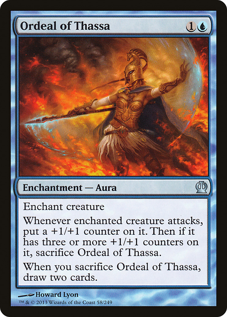 Image of Ordeal of Thassa (THS-058) - Theros Foil