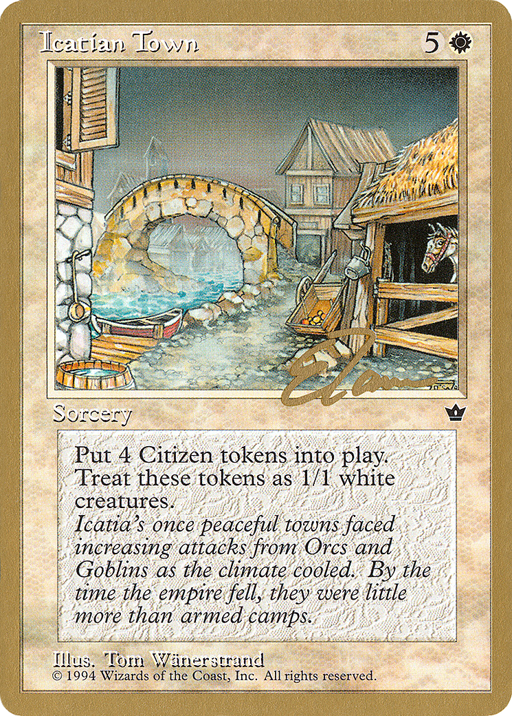 Image of Icatian Town - 1996 Eric Tam (FEM) (WCD-) - Pro Tour Collector Set