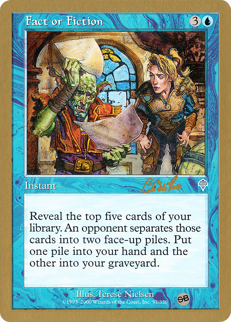 Image of Fact or Fiction - 2002 Carlos Romao (INV) (SB) (WCD-) - World Championship Decks 2002