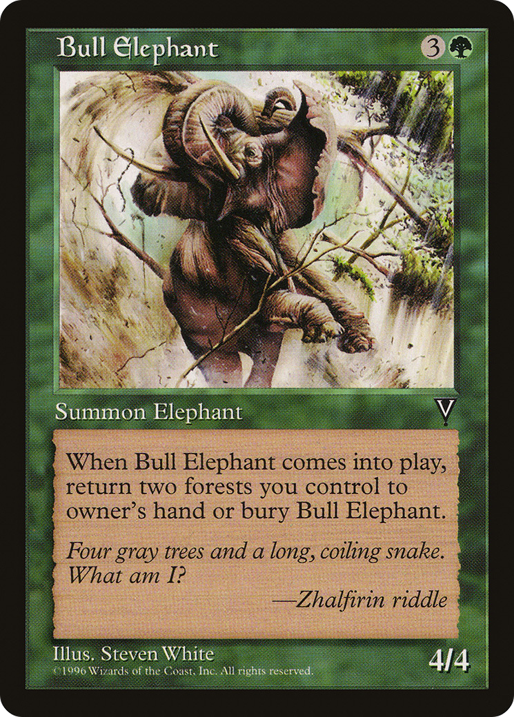 Image of Bull Elephant (VIS-) - Visions