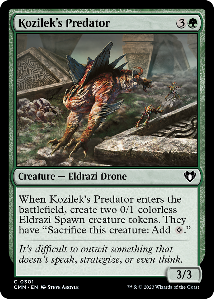 Image of Kozilek's Predator (CMM-301) - Commander Masters