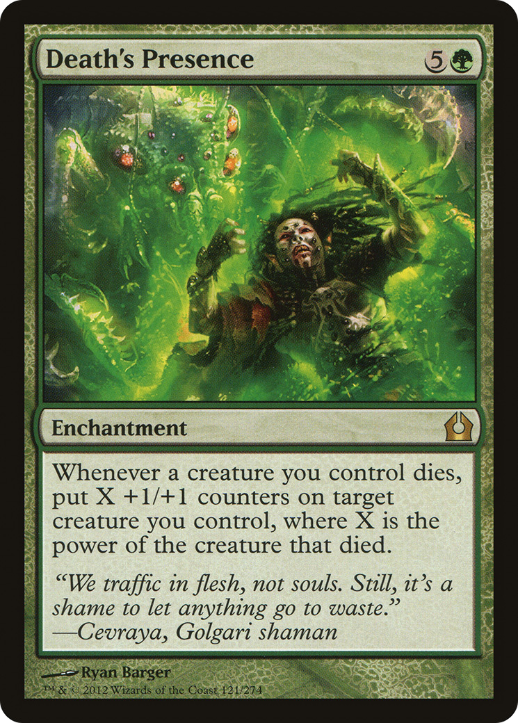 Image of Death's Presence (RTR-121) - Return to Ravnica Foil