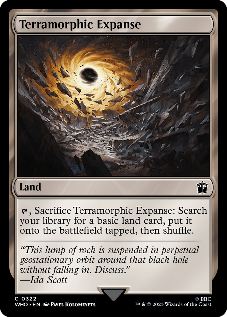 Image of Terramorphic Expanse (WHO-322) - Doctor Who Foil