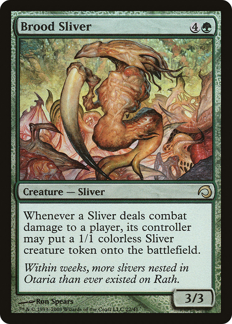 Image of Brood Sliver (PDS-022) - Premium Deck Series: Slivers Foil