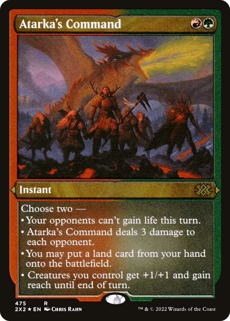 Image of Atarka's Command (2X2-475) - Double Masters 2022 Foil