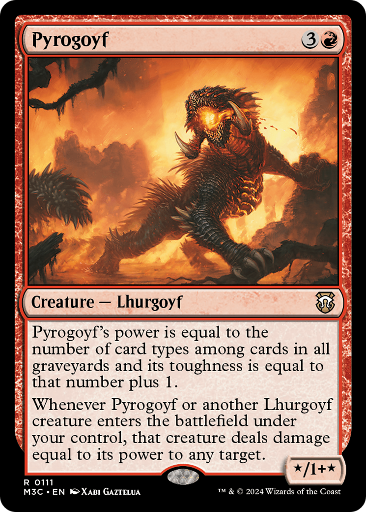 Image of Pyrogoyf (M3C-111) - Modern Horizons 3 Commander
