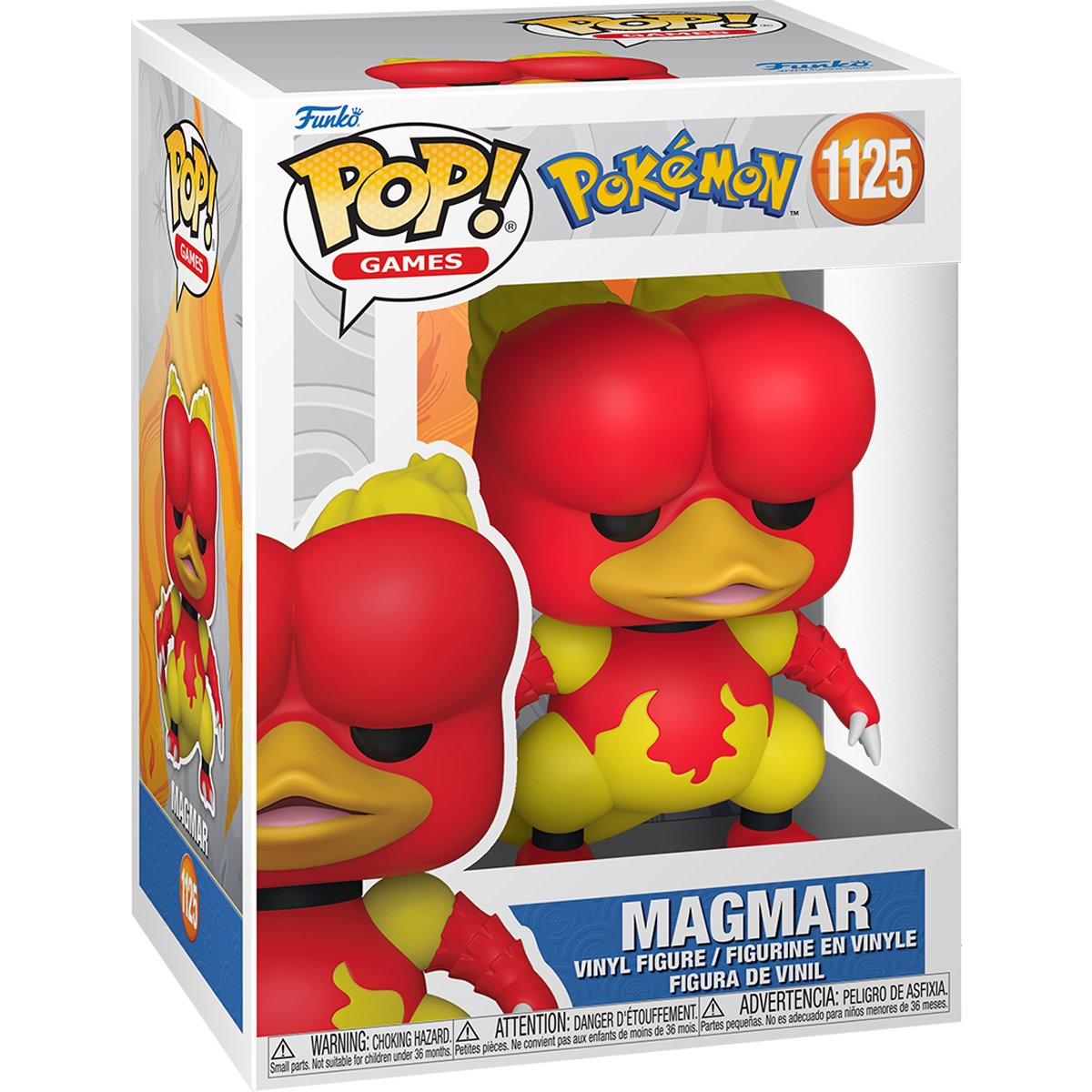 Image of Pokemon Magmar Funko Pop! Vinyl Figure #1125
