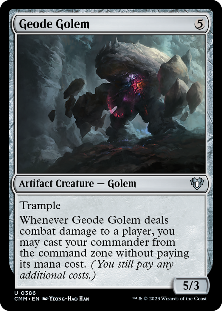 Image of Geode Golem (CMM-386) - Commander Masters