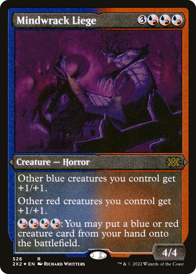 Image of Mindwrack Liege (2X2-526) - Double Masters 2022 Foil