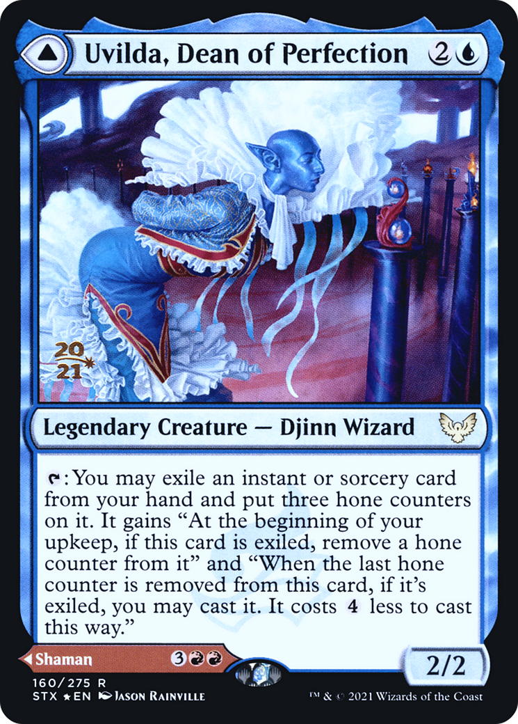 Image of Uvilda, Dean of Perfection (PRE-160) - Strixhaven: School of Mages Promos Foil