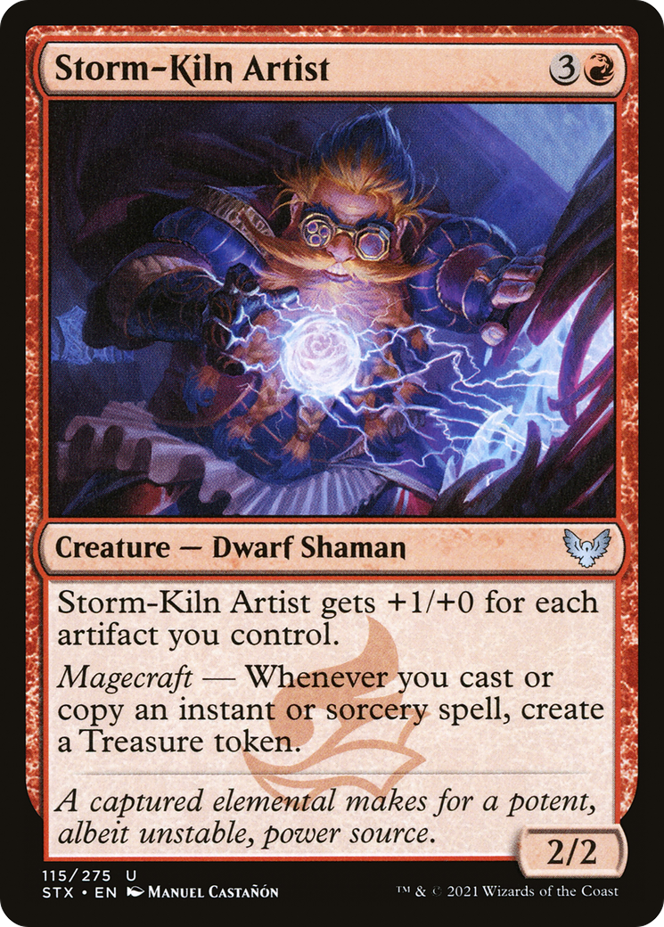 Image of Storm-Kiln Artist (STX-115) - Strixhaven: School of Mages