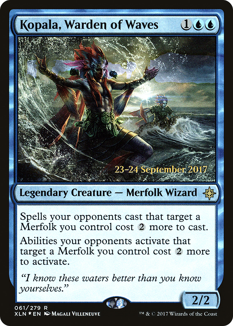 Image of Kopala, Warden of Waves (PRE-061) - Ixalan Promos Foil