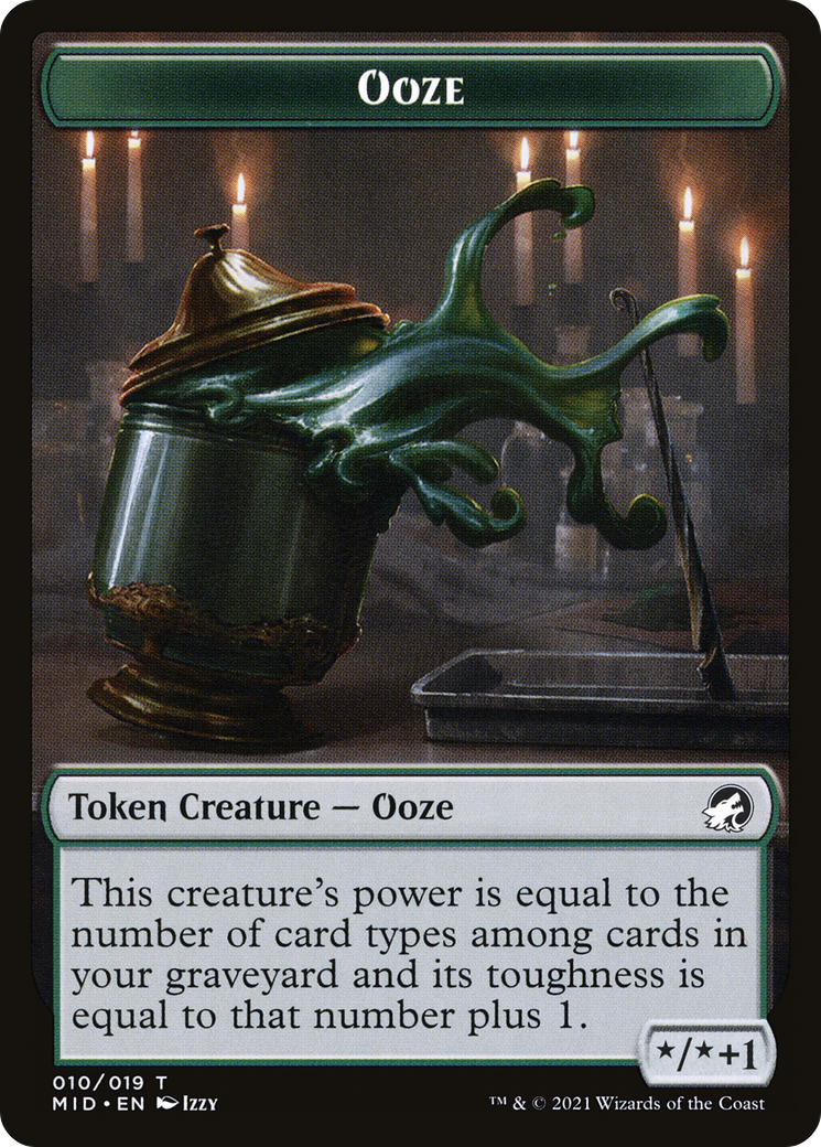 Image of Ooze (TMID-010) - Innistrad: Midnight Hunt Tokens Foil