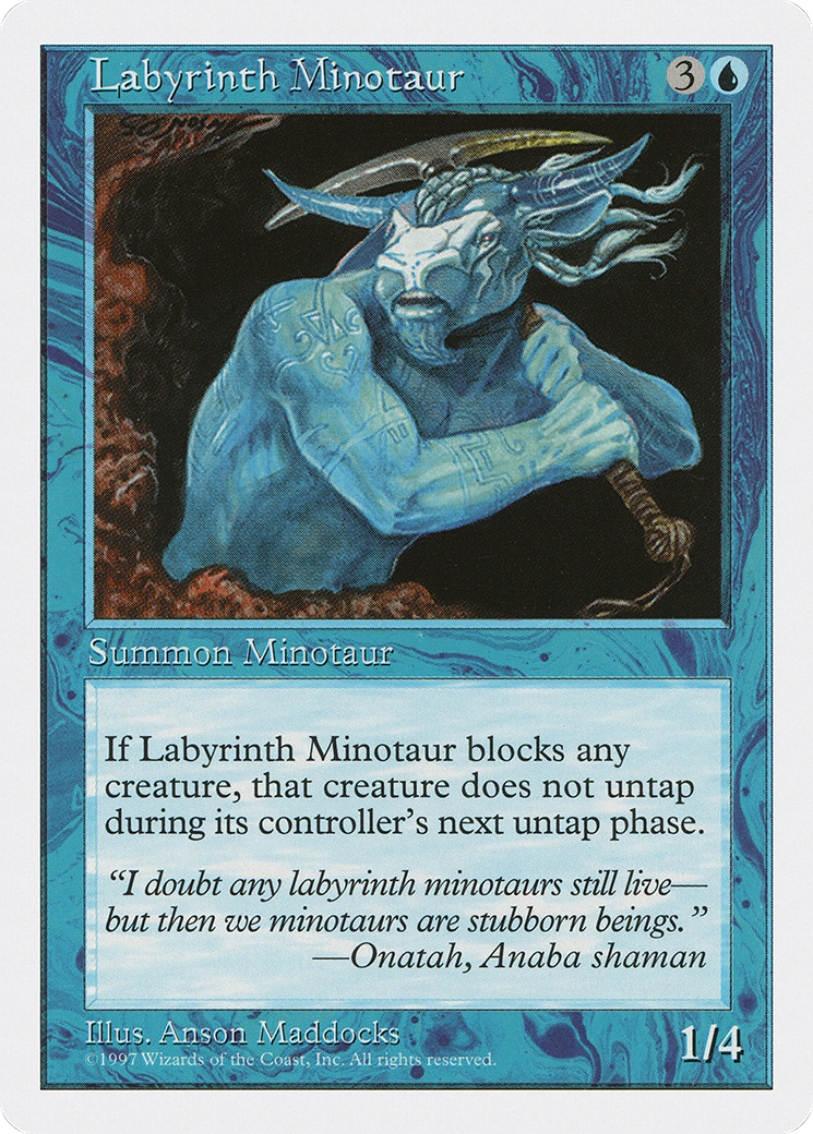 Image of Labyrinth Minotaur (5ED-) - Fifth Edition