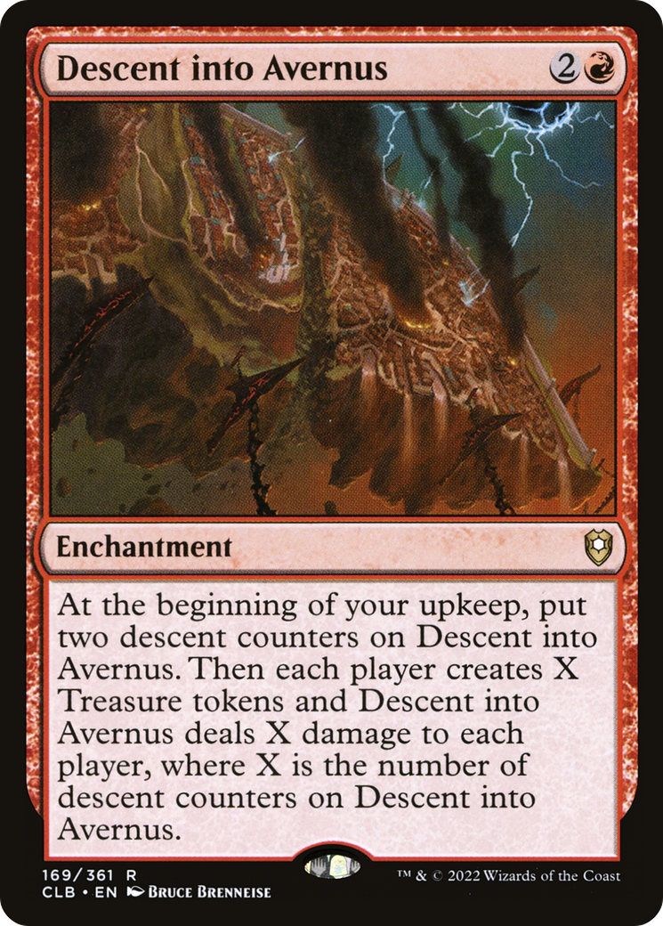 Image of Descent into Avernus (CLB-169) - Commander Legends: Battle for Baldur's Gate