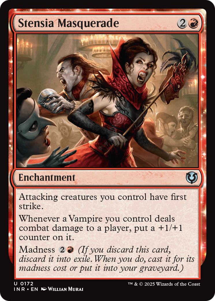 Image of Stensia Masquerade (INR-172) - Innistrad Remastered: (enchantment)