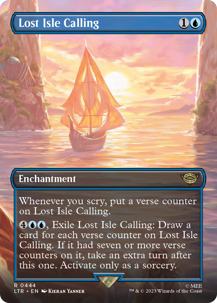 Image of Lost Isle Calling (Borderless) (LTR-444) - The Lord of the Rings: Tales of Middle-earth (Borderless)