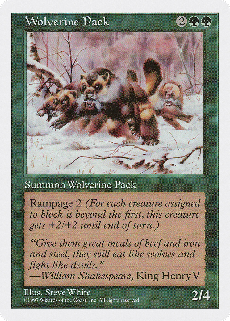 Image of Wolverine Pack (5ED-) - Fifth Edition