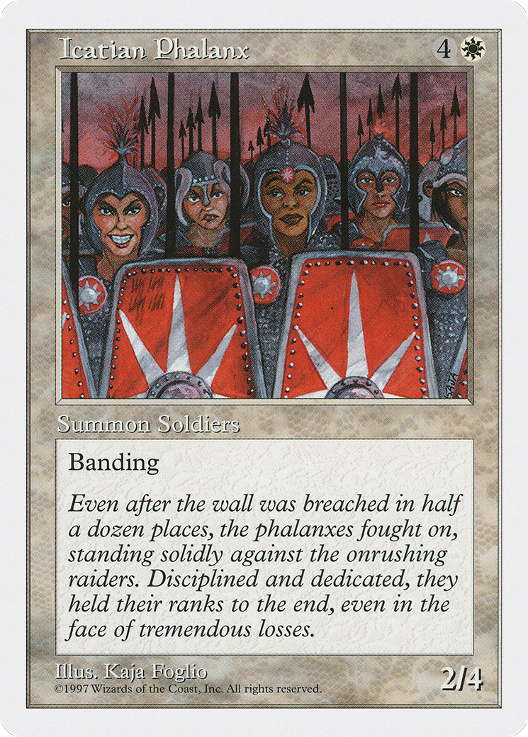 Image of Icatian Phalanx (5ED-) - Fifth Edition