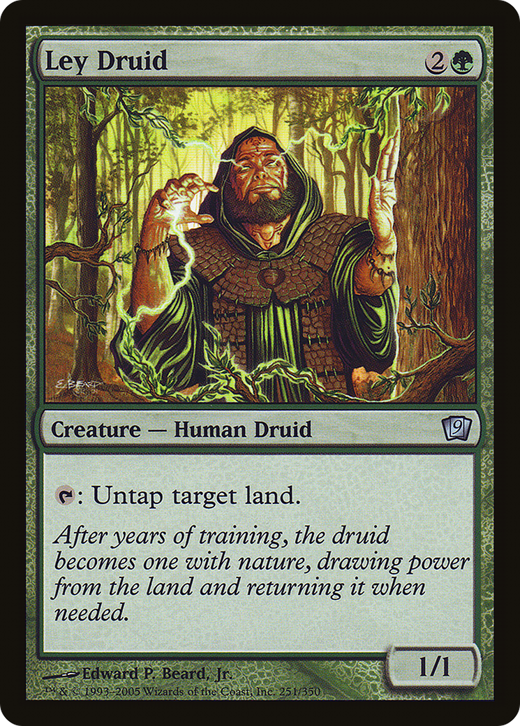 Image of Ley Druid (9ED-251★) - 9th Edition Foil