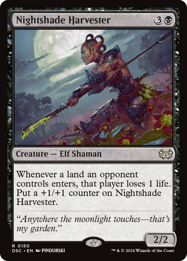 Image of Nightshade Harvester (DSC-150) - Duskmourn: House of Horror Commander