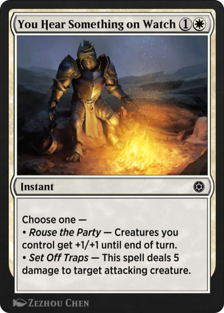 Image of You Hear Something on Watch (HBG-106) - Alchemy Horizons: Baldur's Gate