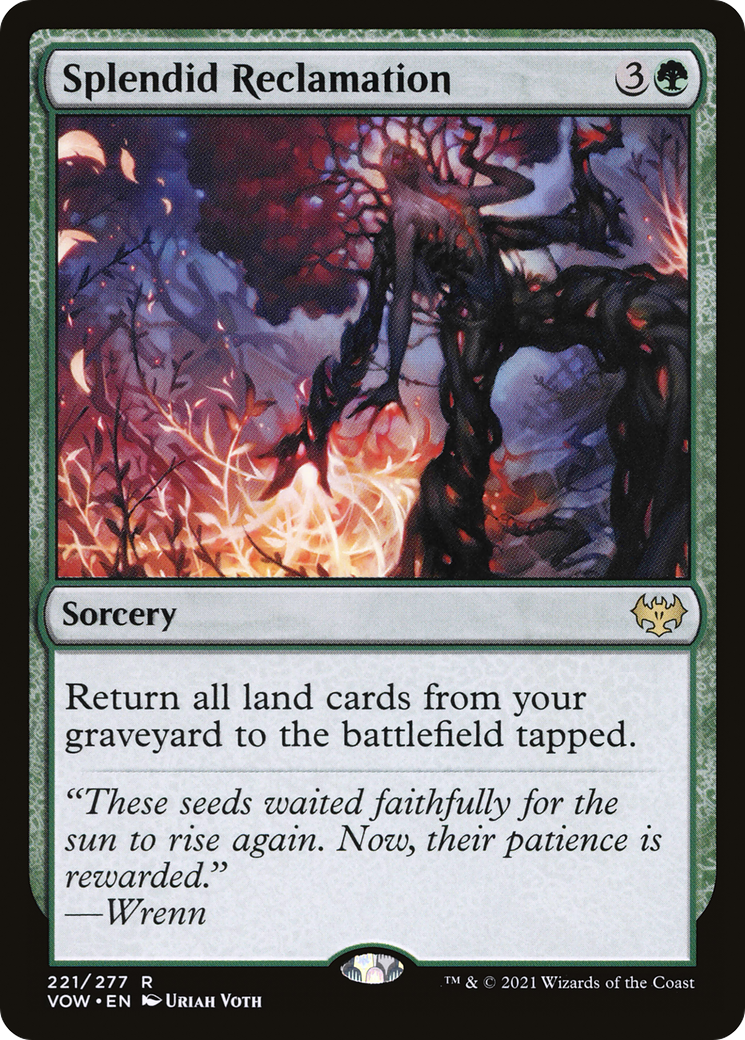 Image of Splendid Reclamation (VOW-221) - Innistrad: Crimson Vow Foil