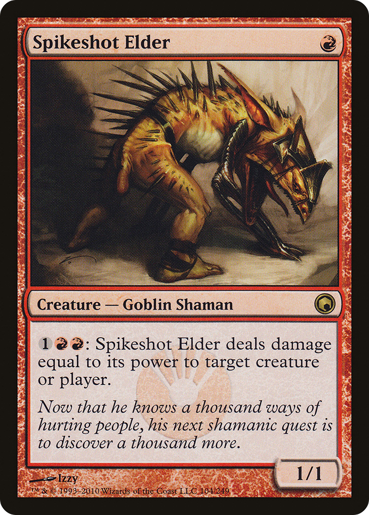 Image of Spikeshot Elder (SOM-104) - Scars of Mirrodin Foil