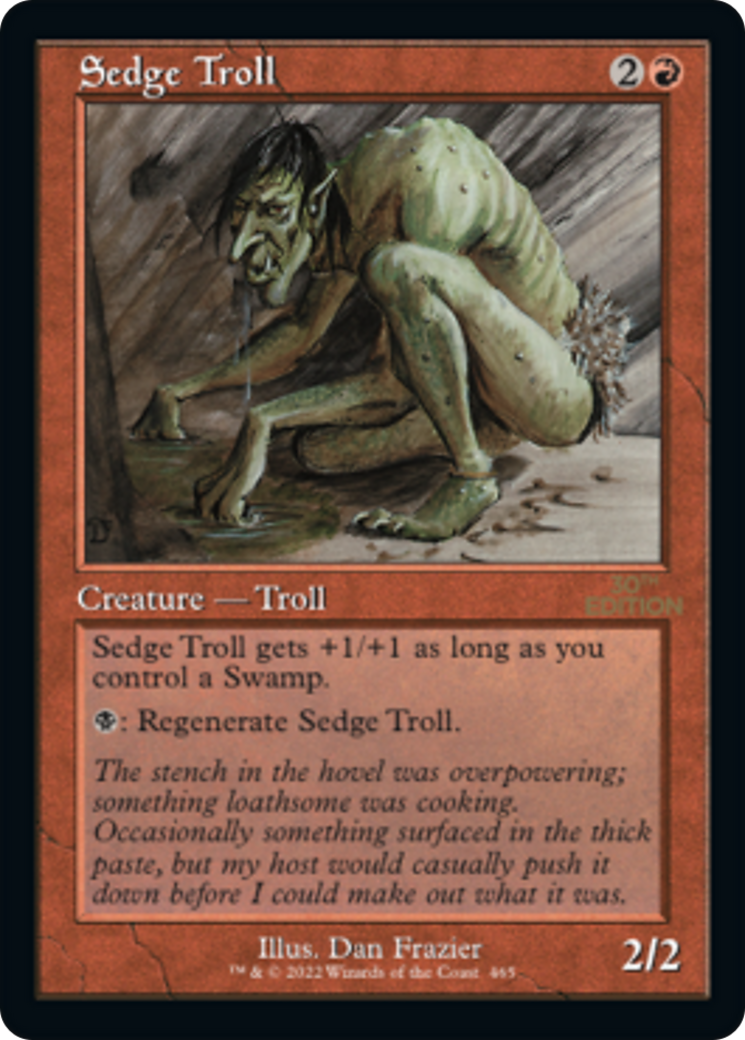 Image of Sedge Troll (Retro Frame) (30A-465) - 30th Anniversary Edition