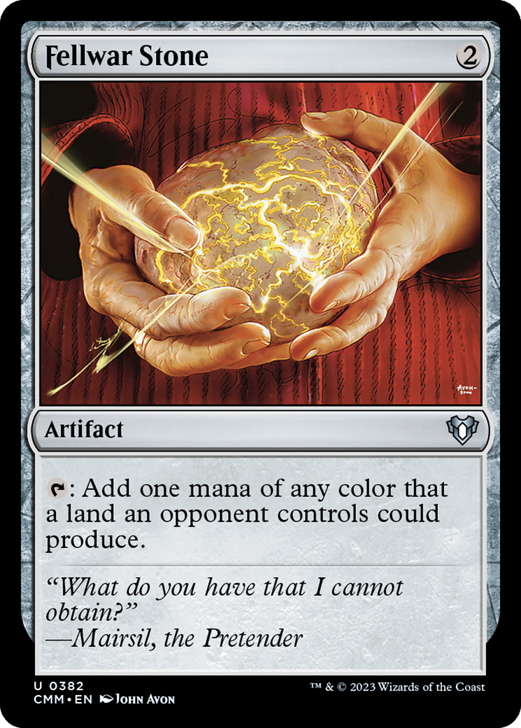Image of Fellwar Stone (CMM-382) - Commander Masters Foil