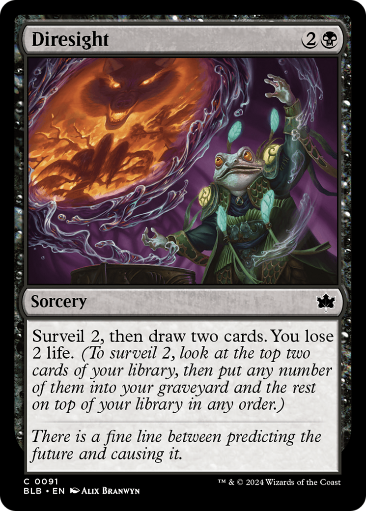 Image of Diresight (BLB-091) - Bloomburrow