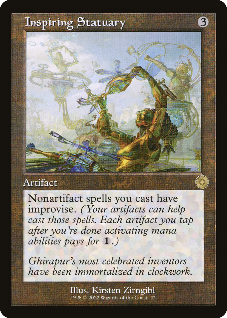Image of Inspiring Statuary (BRR-022) - The Brothers' War Retro Artifacts Foil