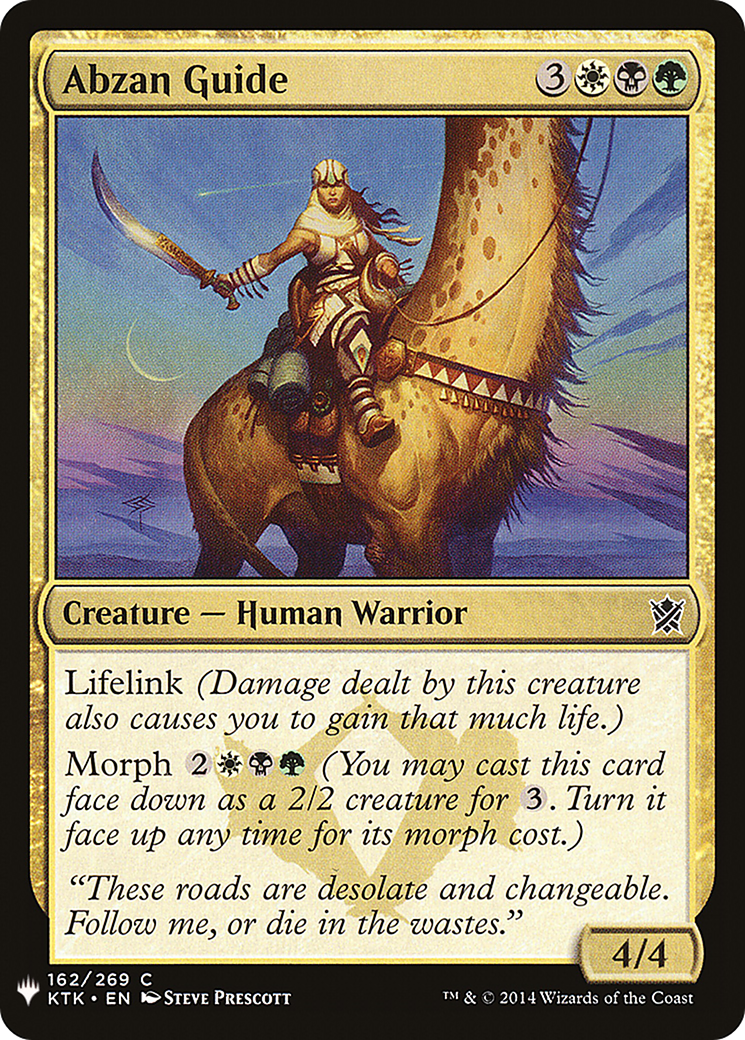 Image of Abzan Guide (LIST-KTK-162) - The List