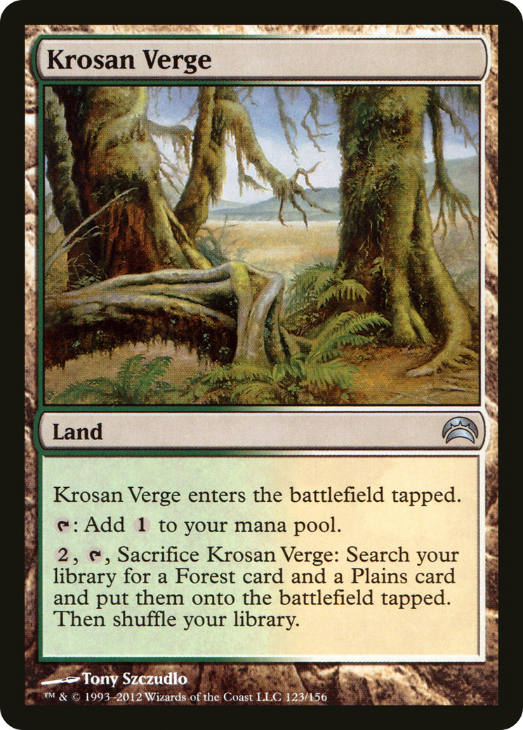 Image of Krosan Verge (PC2-123) - Planechase 2012
