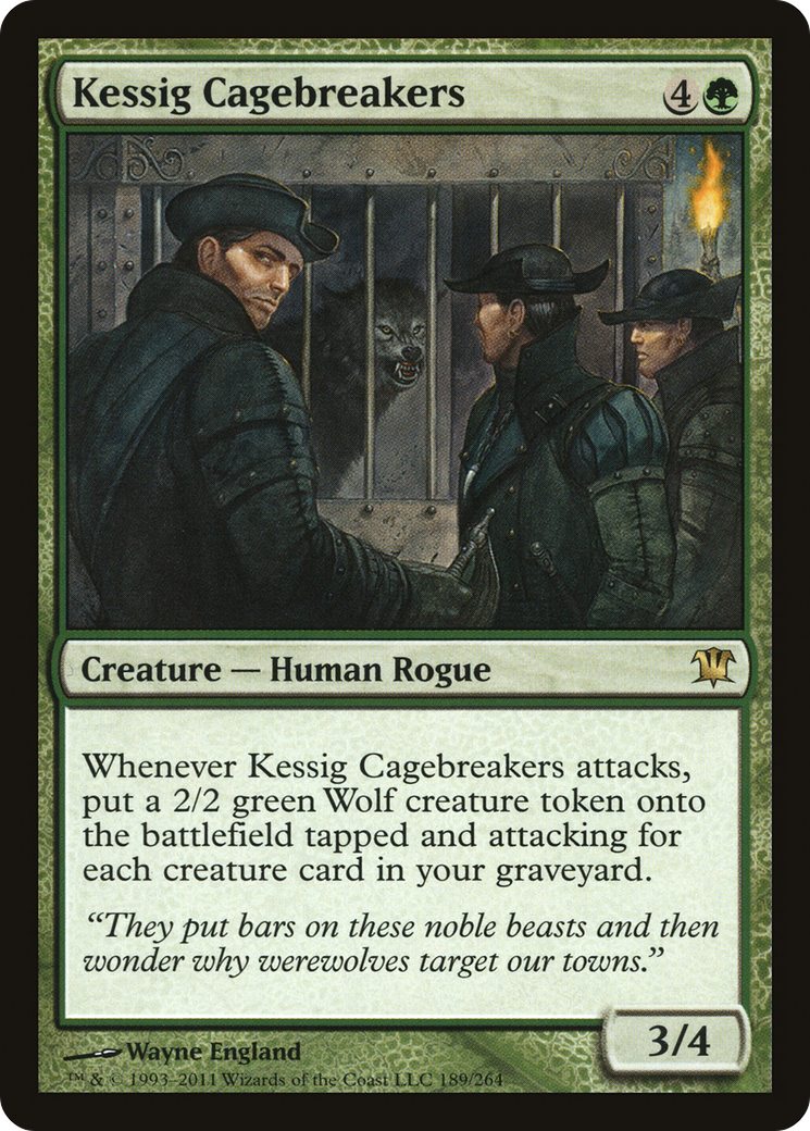 Image of Kessig Cagebreakers (ISD-189) - Innistrad